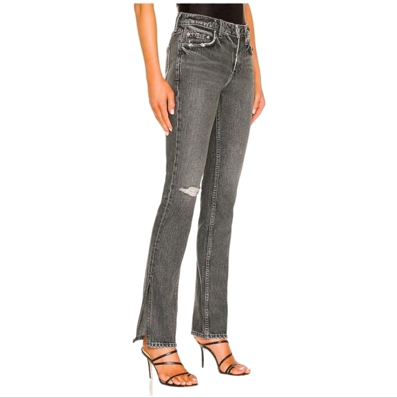 Grlfrnd Low Rise Slim Boot With Slit Hailey Empire State Size 27 - Picture 2 of 12